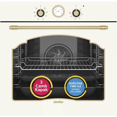 Simfer 8218 Ank. Retro 9 Fonk Bej Cam Power Turbo Analog