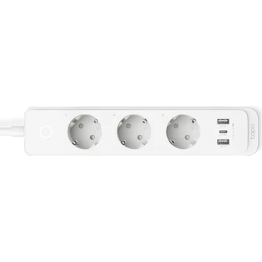 TP-Link Tapo P300 | 3’lü Wi-Fi Akıllı Priz | 18W Hızlı Şarj | Uzaktan Kontrol | Alexa | Google Home