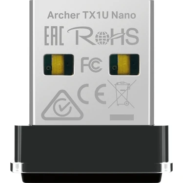 TP-Link Archer TX1U Nano | Wi-Fi 6 USB Adaptör | AX300 Mbps | Nano Boyut | MU-MIMO | AP Modu |