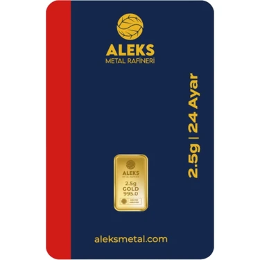 Agakulche 2,5 gr 995 24 Ayar Amr Külçe