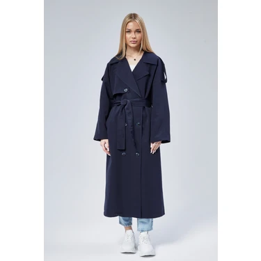 Bolivente Kadın Oversize Astarlı Uzun