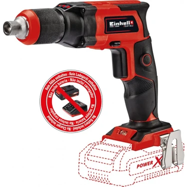 Einhell Akülü Alçıpan Vidalama TE-DY 18 Li-Solo Power X-Change (Lityum-İyon, 18 V, 4000 dev/dk,