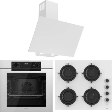 Ferre Fryart Artline QEP63CB - CS206-FA - D078-SA 7 Prog. Dijital Turbo Ankastre Set -