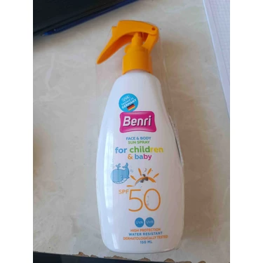 Benri Face Body Sun Spray For Children