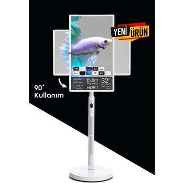 EVAİO 32 inç 81 Ekran Smart Dokunmatik Döndürülebilir Ekran Full HD