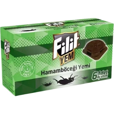 Dual Chemical Filit Hamam Böceği İçin Uzun Süreli Etkili Yem Tabletleri - 4,5 gr x 6