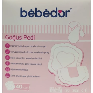 Bebedor Göğüs Pedi 40