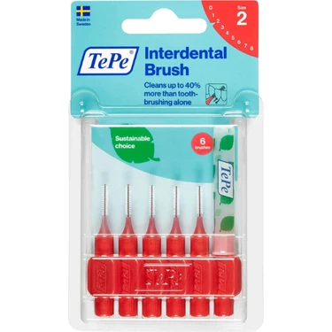 Tepe Diş Arayüz Fırçası Kırmızı 0.5