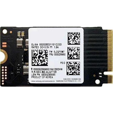 Samsung PM9C1A 512GB 4700/3100MB/S GEN4X4 22X42 M.2 Nvme SSD Fiyatı