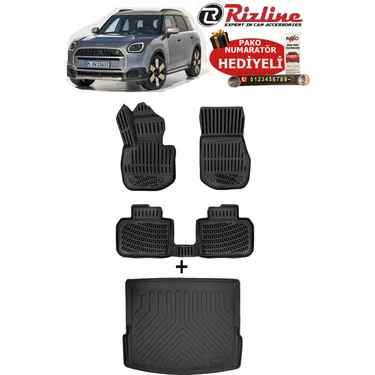Rizline Mini Countryman U25 Elektrikli 2024-2025-2026 Havuzlu Paspas ve Bagaj Havuzu