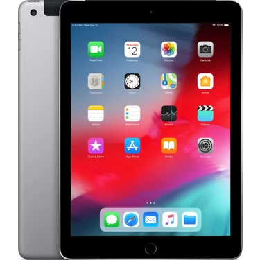 Apple iPad 6.nesil A1954 32GB 9,7" Sim Kartlı KILIF HEDİYELİ Tablet (12 Ay Garantili) İkinci