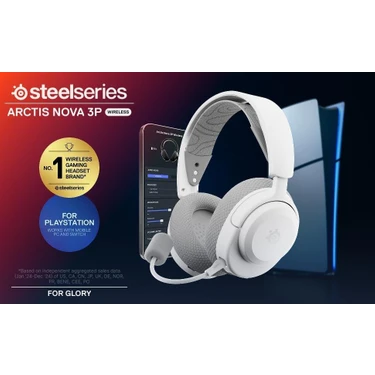 Steelseries Arctis Nova 3p Wireless Beyaz Gaming Kulaklık - Fiyatı