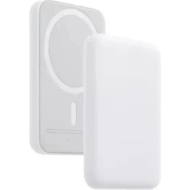iPhone Uyumlu 5000 Mah  15W Magsafe Powerbank Kablosuz Hızlı Şarj