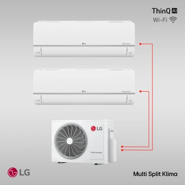 Inverter Multi Split Wi-Fi Klima Dp2 12K+18K