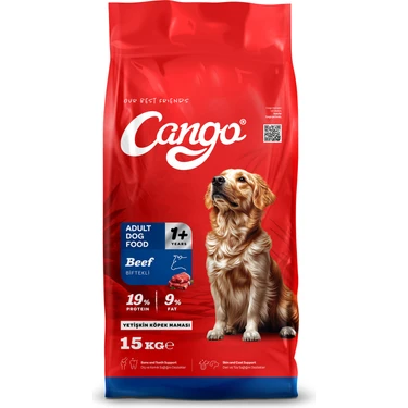 Cango Yetişkin Köpek Maması Biftekli 15 kg Premium Protein İçeren
