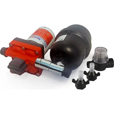 Seaflo 12 Volt 2 Lt Tanklı Otomatik Hidrofor, 11.3lt 3.7bar Tekne, Karavan