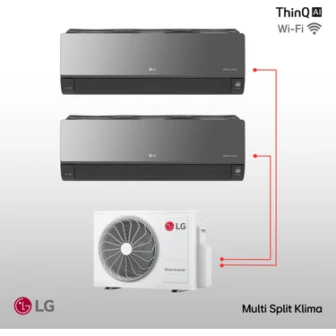 Inverter Multi Split Wi-Fi Klima Ac1 12K+18K