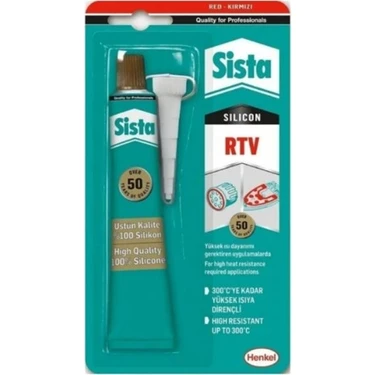 Sista Rtv Kırmızı Sıvı Conta 50G
