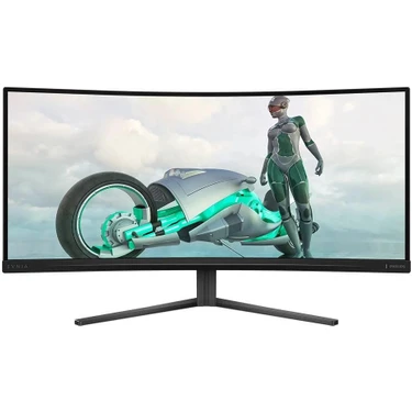 Philips Evnia 34M2C3500L 34" 180Hz 0.5ms HDMI Dp Adaptivesync HDR10 Wqhd Va Curved 3440 x 1440 LCD