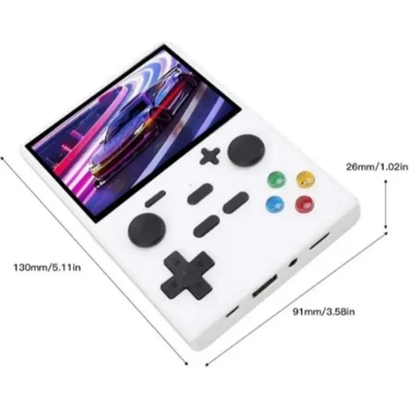 XGB35 Elde Taşınabilir RETRO Oyun Konsolu, 3,5 Inç IPS Ekranlı Dahili 4gb Tv Çıkışı