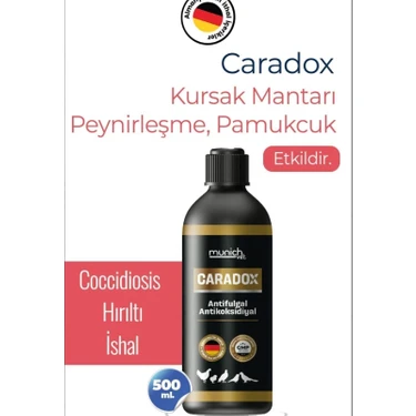 Munich Vet - Caradox Kursak Mantarı - Ağızdan Peynirleşme - Kuruma -Hırıltı- Ürünü 500