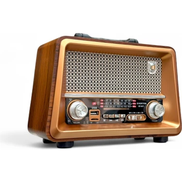 Royal Trend Nostalji Ahşap Gerçek Radyo,bluetooth Özellikli Trend Nostaljik