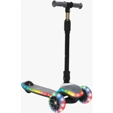 Furkan Toys Lumıx Katlanabilir Çocuk Scooter 6 Yaş ve Üzeri İçin LED Işıklı Tekerleklerle Eğlenceli