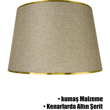 Kumbeji Gold Şeritli Lambader