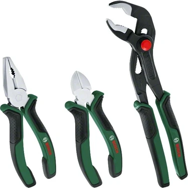 Bosch Pense Seti 3 Parça Premium (Pense, Yan Keski, Boru