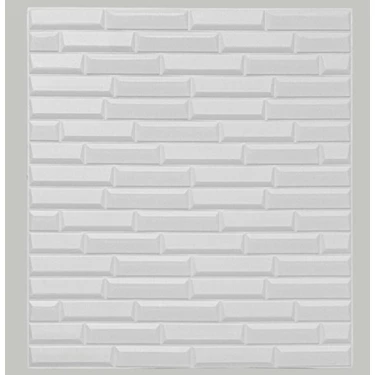 Renkli Duvarlar Kendinden Yapışkanlı Beyaz Opak Duvar Paneli Kağıdı 70X38 cm