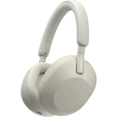Sony WH-1000XM5 Kulak Üstü Bluetooth Kulaklık Beyaz Renkli Aktif Gürültü Önleme ile Müzik