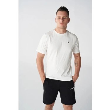 Hummel Hmlt-ic ico Regular Erkek Beyaz T-Shirt