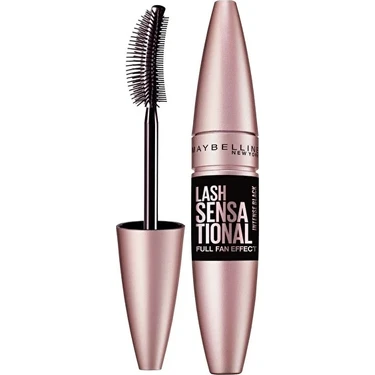  Maybelline New York Lash Sensational Yelpaze Etkili Intense Black Maskara - Ekstra