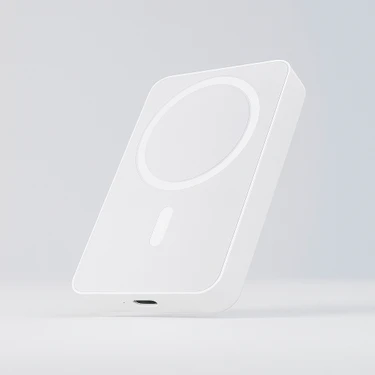 Schitec Taşınabilir Magsafe Özellikli 10000MAH Powerbank Beyaz