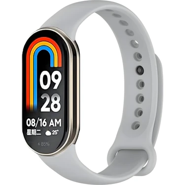Fibaks Xiaomi Mi Band 8/9 Kordon Akıllı Bileklik Kordonu Klasik Renkli Silikon Kayış