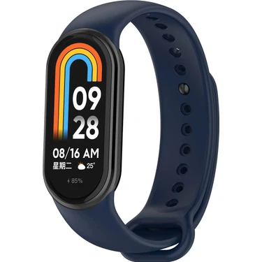 Fibaks Xiaomi Mi Band 8/9 Kordon Akıllı Bileklik Kordonu Klasik Renkli Silikon Kayış