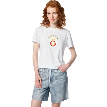 Gs Store Galatasaray 5 Yıldız Kadın T-Shirt