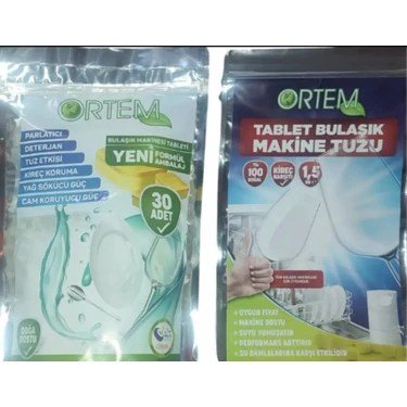 Ortem Bulaşık Makine Tableti ve Tablet Bulaşık Makine