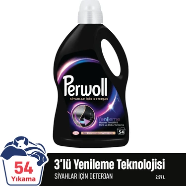 Perwoll Siyah Hassas Sıvı Bakım Deterjanı 2.97L (54
