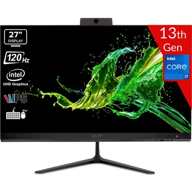 Acer C27-2E13U7UNL Intel Core  I7-1355U 16GB 512GB SSD Intel UHD Graphics 27 IPS Fhd 120Hz Linux