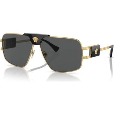 Versace VERSACE 2251 100287 63 Altın Çerçeve Erkek Güneş Gözlüğü UV400