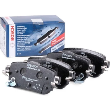 Bosch Diskli fren balatası seti; arka Nissan Qashqai 1.2 10/2015 - 3/2022 0