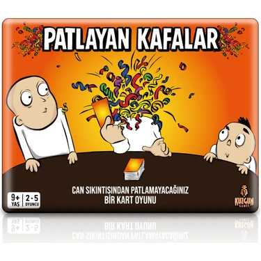 Kuzgun Games Patlayan Kafalar Kart Oyunu Kutu Oyunu Arkadaş Aile