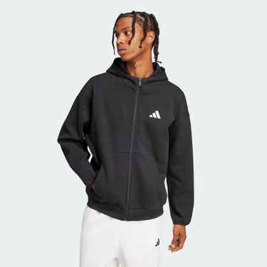 Adidas Sportswear JI8768 Future Icons Small Logo Full-Zip