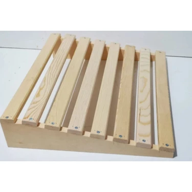 Masa Altı Ayaklık Ahşap Ayak Yükseltici Ayak Standı Masa Doğal Ahşap Ayaklık