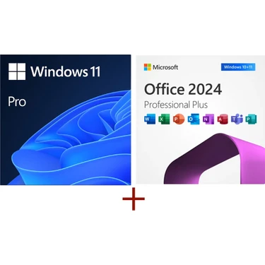 Microsoft Windows 11 Pro + Office 24 - Dijital