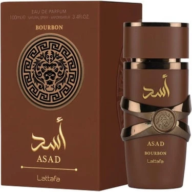 香水(男性用) lattafa asad bourbon 100mledp Lattafa Asad Bourbon 100 ml EDP Erkek Parfüm Meyvemsi Koku Fiyatı