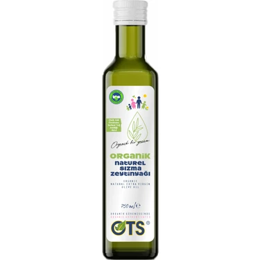 OTS Organik Sızma Zeytinyağı (Naturel) Cam Şişe 750