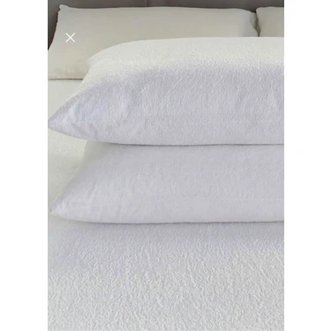 Decovilla 2'li Su Geçirmez Yastık Alezi Çift Kişilik 50x70 cm Düz