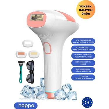 Hoppo Xmia Ipl Lazer Epilasyon Cihazı 999.999 Atım 9 Kademe Ultra